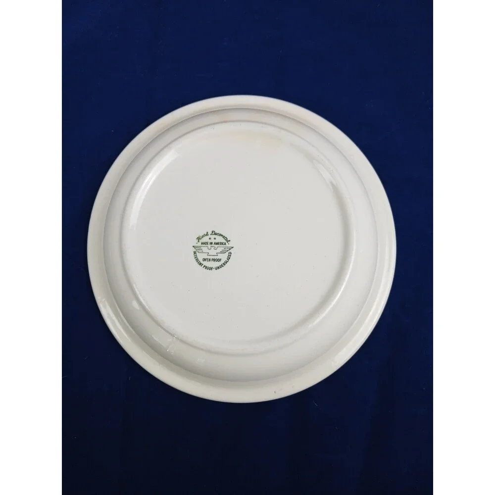 Stetson Marcrest Swiss Alpine Chalet Platter 10” Vintage